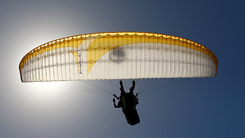 Gradient, Paragliding HD wallpaper