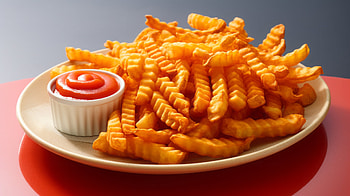 Crispy Crinkle-Cut French Fries, food, french fries HD wallpaper