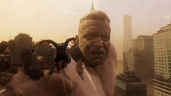 Peter and Sandman, video game, Marvel's Spider-Man 2 HD wallpaper