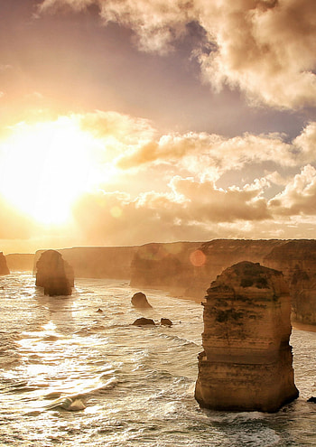 Twelve Apostles, Great Ocean Road itinerary, Scenic drive, Australia travel HD phone wallpaper