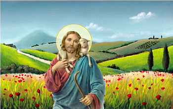 God good shepherd, god, love, jesus, christ, shepherd HD wallpaper