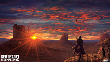 Red Dead Redemption 2 FanArt , red-dead-redemption-2, 2018-games, games, artist, artwork, digital-art, artstation HD wallpaper