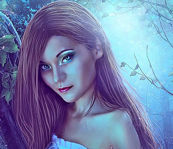 Forest Beauty, Woman, Forest, pretty, Beauty HD wallpaper