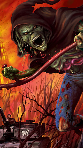Iron Maiden Band Music, Influential metal music, Global fanbase, Heavy riffs HD phone wallpaper