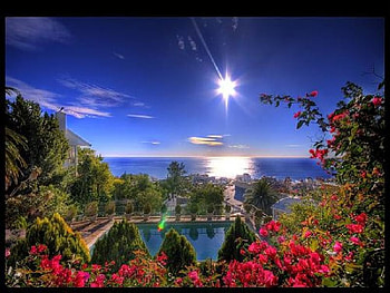 take a closer look, sky, sun, lake, closer HD wallpaper