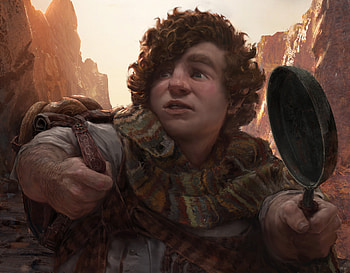 Magic the Gathering: "Sam, Loyal Attendant", Lord of the Rings: Tales of Middle-Earth, man made, Magic: The Gathering HD wallpaper