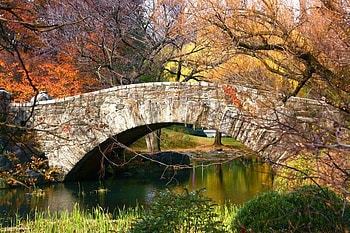 Stone Bridge Central Park, architecture, central park, autumn, bridges, manhattan, stone bridge, nyc, pond HD wallpaper