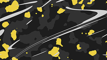 Yellow Color Splash Black Abstract , abstract, artist, artwork, digital-art HD wallpaper