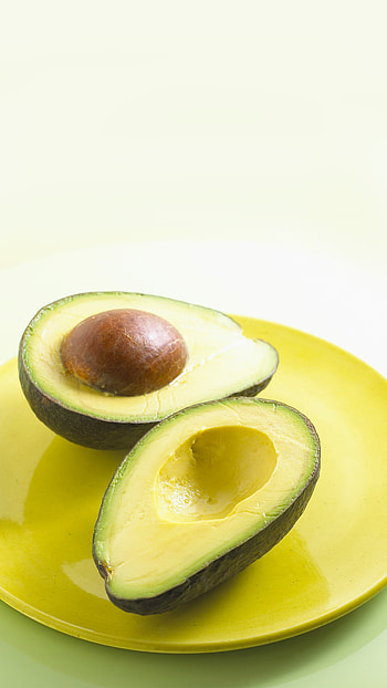 Avocado, Fresh and ripe, Vibrant color, Mobile background HD phone wallpaper