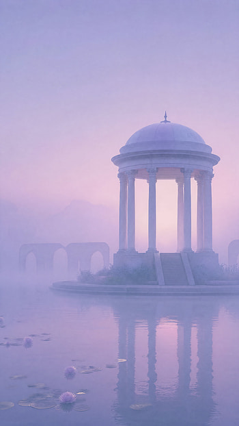 Lavender Pavilion — Peaceful Energy HD phone wallpaper