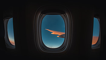 Sky, Miscellanea, Miscellaneous, Flight, Window, Wing, Porthole, Plane, Airplane HD wallpaper