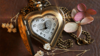 Pocket Heart Watch, Heart, clock, Watch, Pocket HD wallpaper