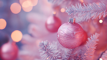 Pink Christmas Extravaganza: Ultra, pink christmas, Christmas, christmas ornaments, pink, tree HD wallpaper