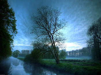 blue silence, blue, silence HD wallpaper