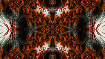 Trippy Psychedelic Fractal, trippy, psychedelic, aesthetic, Abstract, fractal HD wallpaper