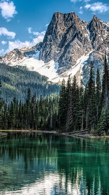 River, Mountain Reflection, 4 k HD phone wallpaper