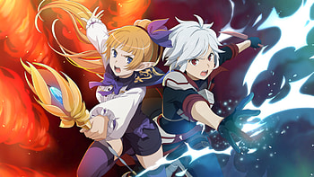 Lefiya And Bell, Is It Wrong to Try to Pick Up Girls in a Dungeon?, Bell Cranel HD wallpaper