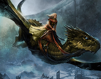 Fantasy, Game Of Thrones, City, Flight, Girl, Dragon, Cold, Song Of Ice And Fire Roleplaying, Queen Alysanne HD wallpaper