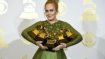 Grammys 2017, Adele's dress, Celebrity fashion HD wallpaper