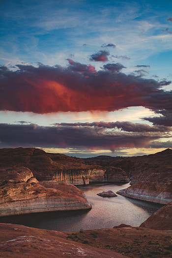 Nature, Rivers, Canyon, Rocks, Relief, Winding, Sinuous HD phone wallpaper