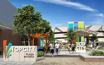 Topeka, Travels, Architects downtown, Evergy plaza HD wallpaper