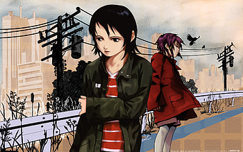 Alice and Lane, Serial Experiments Lain HD wallpaper