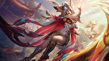 Brave Phoenix Xayah, brave, phoenix, art, xayah HD wallpaper