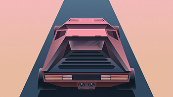 Car Minimalism Road, car, minimalism, artist, artwork, digital-art, road, behance HD wallpaper