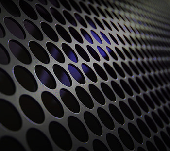 Steel, surface, mesh, aluminum, circles HD wallpaper