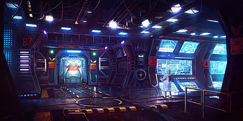 Art, Shine, Light, Human, Person, Sci-Fi, Monitors, Laboratory HD wallpaper