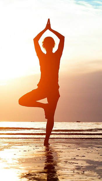 Balancing exercise, Yoga HD phone wallpaper