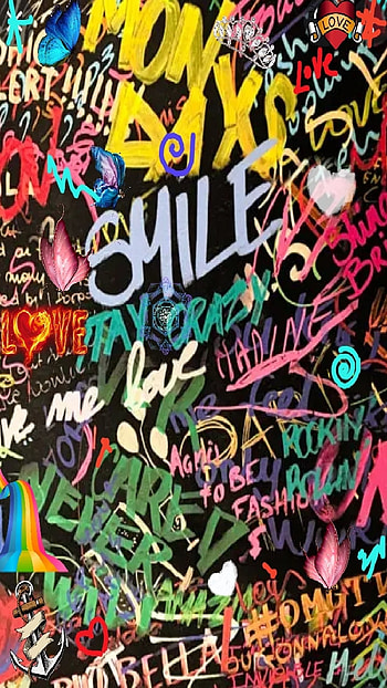 Much Ado, love, neon, black, graffiti, colorful HD phone wallpaper