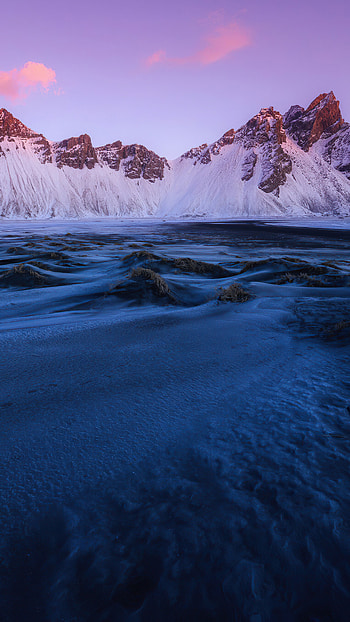 Icelandic winters, Arctic beauty, Glacial landscapes, Frozen enchantment HD phone wallpaper