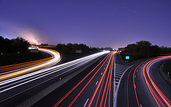 Road Lights, road, lights, graphy HD wallpaper