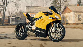 Ducati Panigale V4 R , ducati-panigale, ducati, bikes, 2024-bikes, behance, yellow HD wallpaper