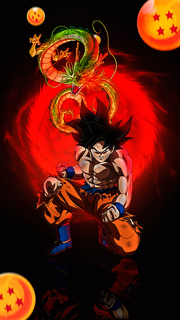 Dragob ball GOKU, dragobballz, sheilong, goku HD phone wallpaper