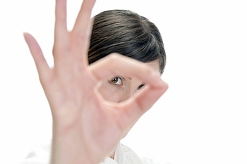 ok sign, ok, sign, woman HD wallpaper