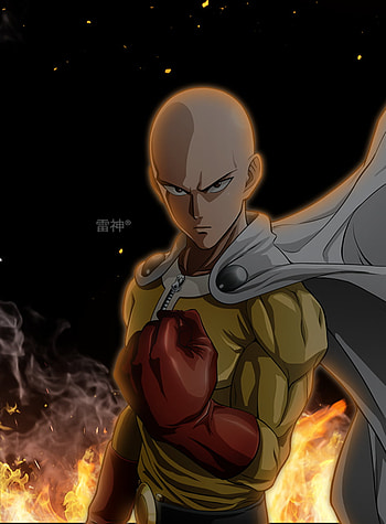 One punch man, art, fictional character, saitama, god, anime HD phone wallpaper