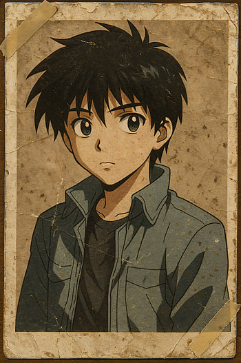 Quiet Youth: Anime Boy , anime boy, portrait, vintage HD phone wallpaper