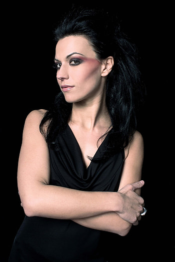 Cristina Scabbia, Makeup tutorial, Saubhaya makeup blog, Lacuna Coil's music HD phone wallpaper