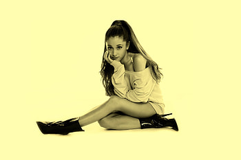 Minimal, beautiful, Ariana Grande HD wallpaper