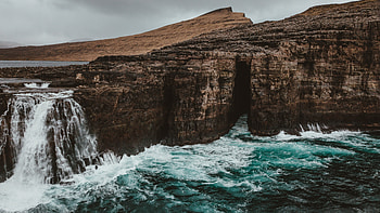 Faroe Islands, Srvgsvatn lake, backiee HD wallpaper