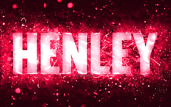 Happy Birtay Henley, , pink neon lights, Henley name, creative, Henley Happy Birtay, Henley Birtay, popular american female names, with Henley name, Henley HD wallpaper
