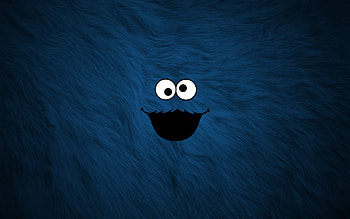 Cookie Monster, cute, furry, silly, cookies HD wallpaper