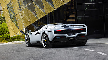2025 Ferrari SC40, Coupe, Custom, Hybrid, Turbo, V6, car HD wallpaper