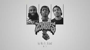 Flatbush Zombies 5 Flatbush zombies grayscale HD wallpaper