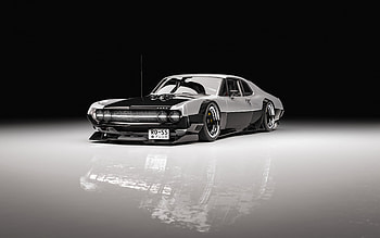 Ford Crazy Falcon Front , ford, cars, artist, artwork, digital-art, artstation HD wallpaper