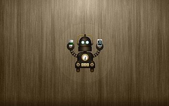 Vector, Glass, Robot, Tele HD wallpaper