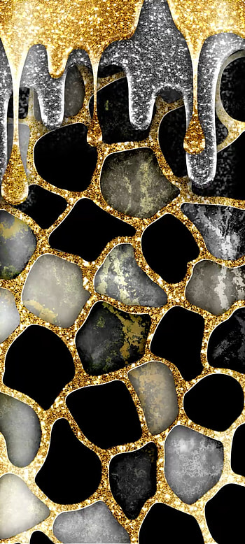 Gold Silver pattern, honeycomb, premium, Luxury, light, metal, colorful HD phone wallpaper