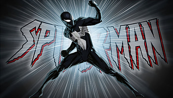 Spiderman Blacksuit, spiderman, superheroes, artist, artwork, digital-art, deviantart HD wallpaper